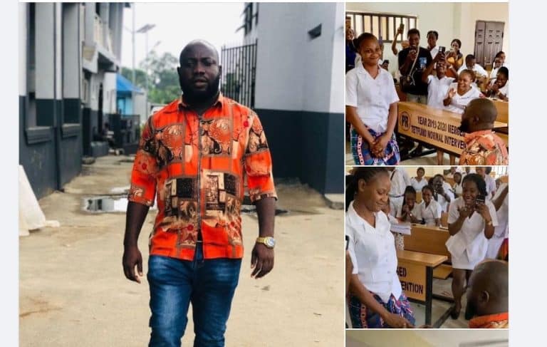 Abia Varsity Lecturer Proposes To Student Inside Classroom On Valentine Day – [Photos]