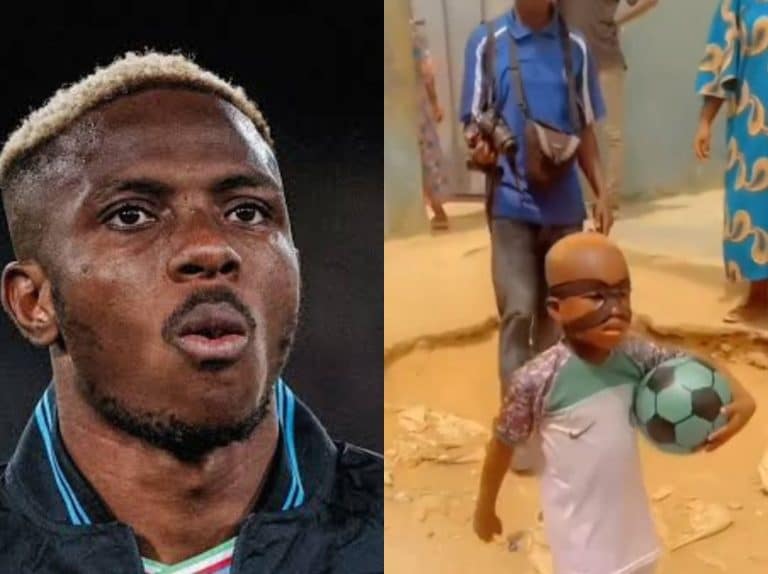 Victor Osimhen Gifts Young Fan N2.5 Million For Imitating His Style