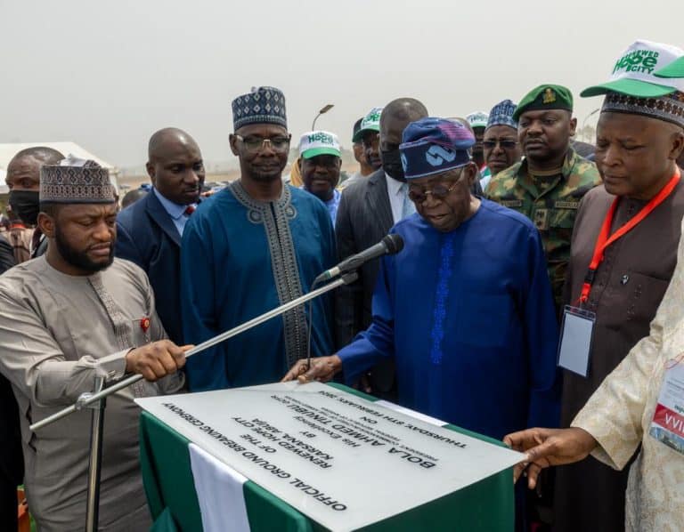 Tinubu Launches Renewed Hope Housing Project In Abuja (Photos)