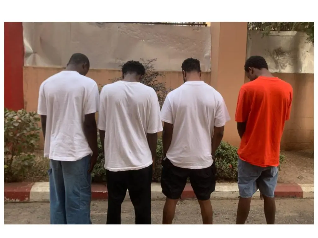 EFCC Arrests Four Suspected Internet Fraudsters In Benin