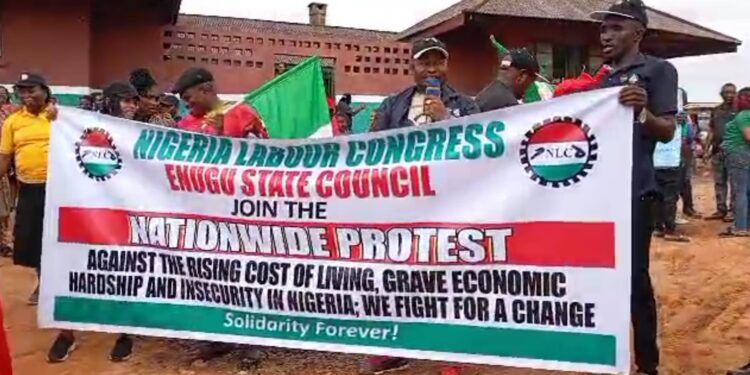 Hardship: No NLC Protest In Enugu As Police Restricts Workers 