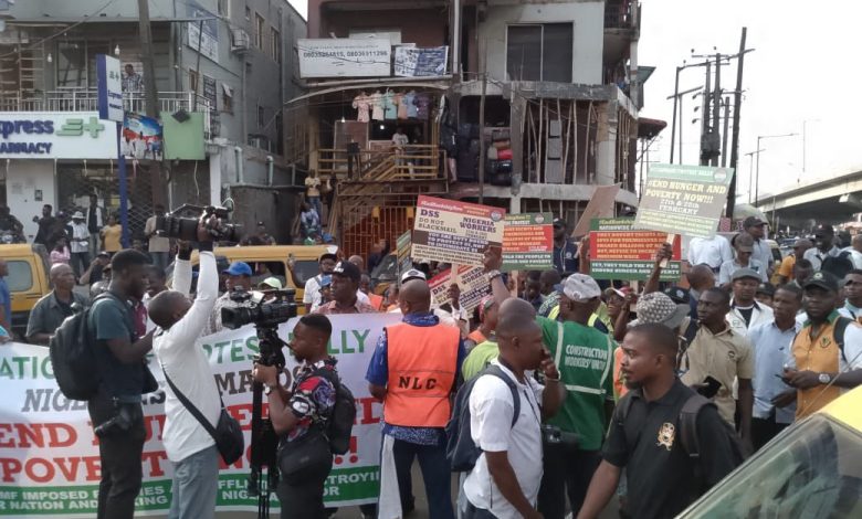 Just In: NLC Protest Begins In Lagos [PHOTOS]