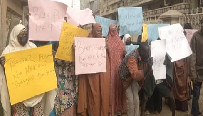 Angry Widows Protest Flour Price Hike In Kano