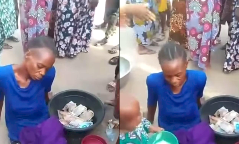 Hardship: Widow Collapses Due To Hunger In Ibadan Market, Says She Hasn't Eaten In Four Days [VIDEO]