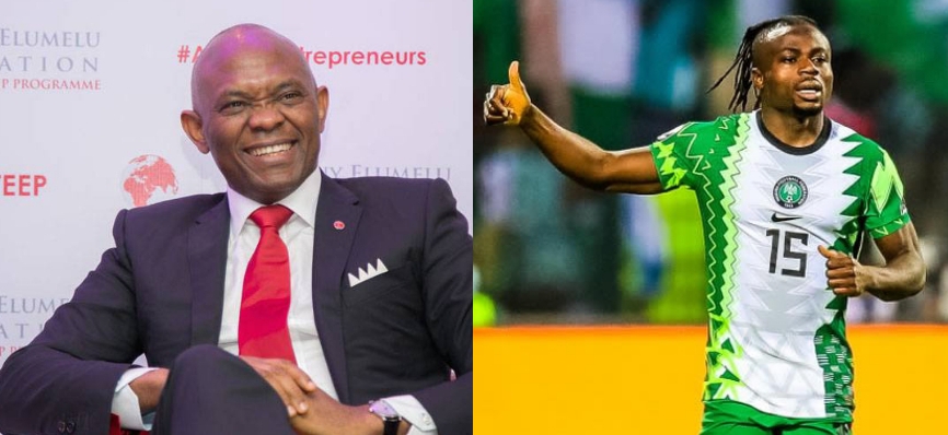 AFCON 2023: God Will Bless Moses Simon – Tony Elumelu [VIDEO]