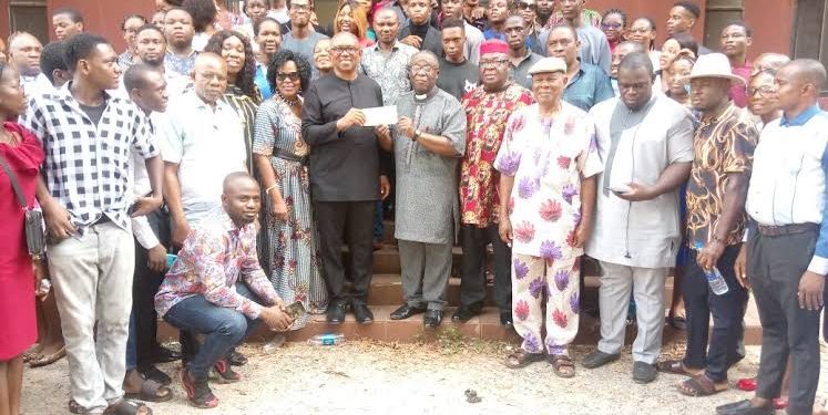 Peter Obi Donates ₦10 Million To New Anglican University In Anambra