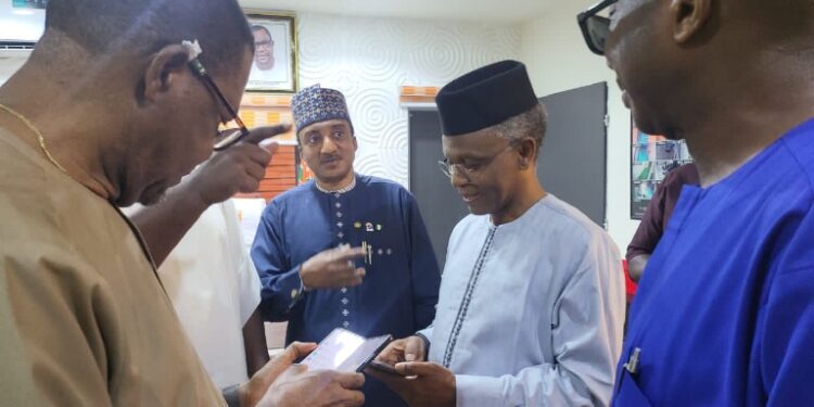 Former Governor, El-Rufai Spotted At SDP Secretariat, Sparks Political Speculation Ahead Of 2027 Elections