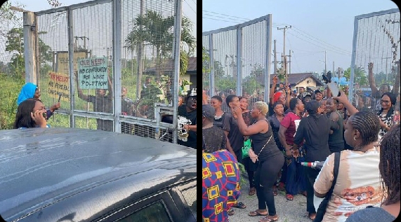 Protesters Disrupt Flights At Port Harcourt International Airport Over Pollution, Blackout For 10 Years