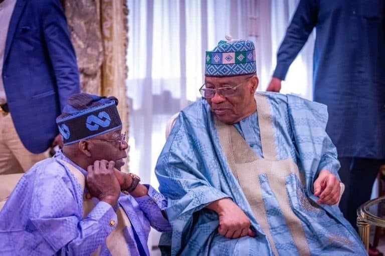 Tinubu Visits IBB In Minna (Photo)