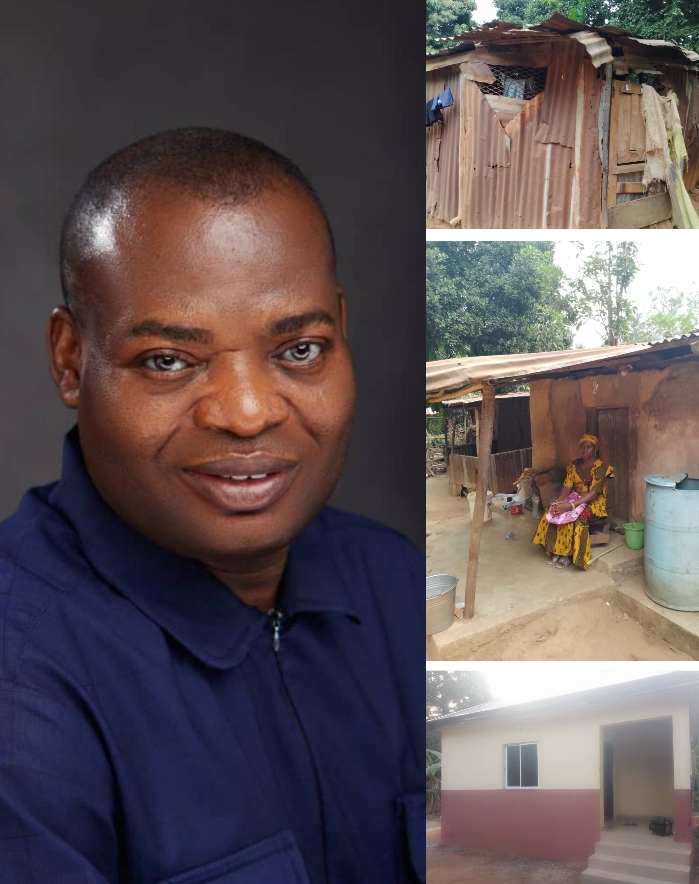 Just In: Dr Tony Nwoye Builds A 2 Room Self-contain Apartment For Indigent Widow In Ogbunike