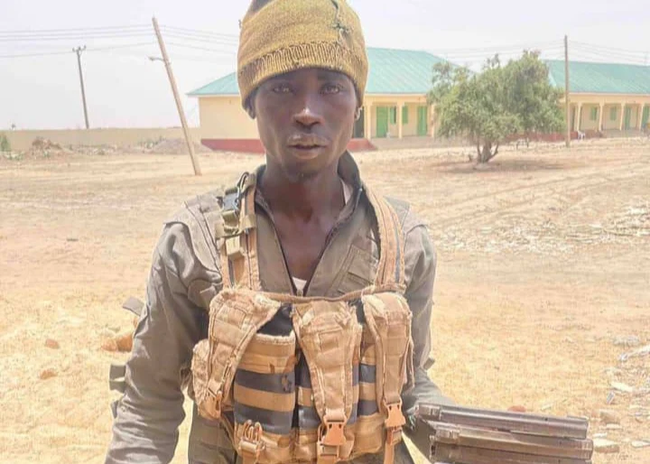 Boko Haram Fighter, Yaga Surrenders’ To Troops In Borno