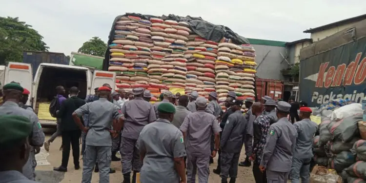 Customs Seize Foreign Rice, Contraband Worth Over N126 Million In Kebbi