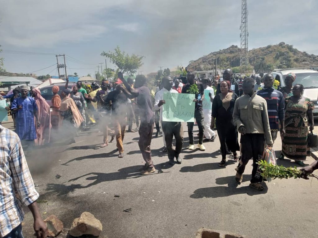 BREAKING: Heavy Protest  Rocks Plateau As Gunmen Kill 12 In Fresh Attack 