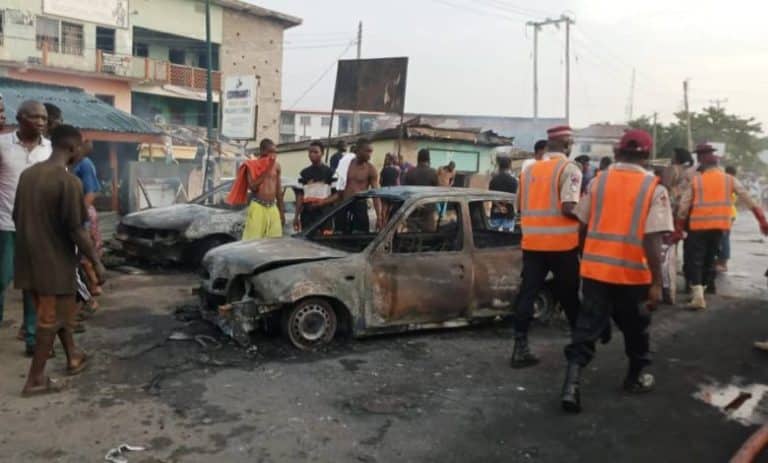 One Confirmed Dead, Properties Burnt In Ogun Gas Tanker Explosion