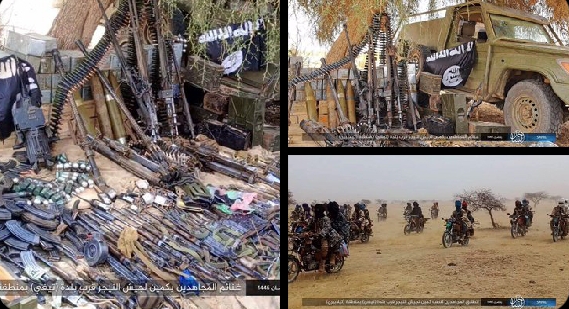 ISIS Terrorists Ambush Nigerien Soldiers, Capture, Destroy Sophisticated Weapons [Photos]