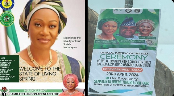 Osun's Two First Ladies Welcome Remi Tinubu