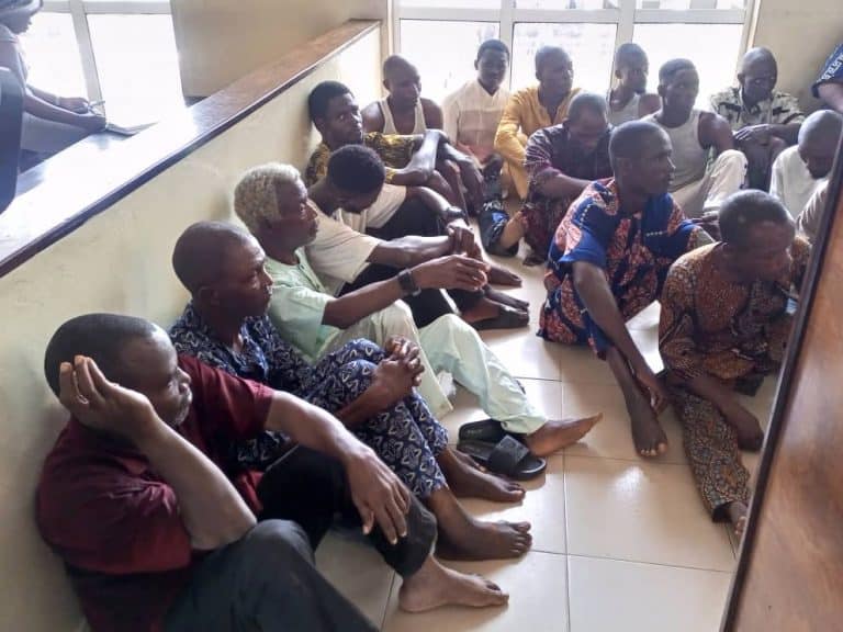 29 Yoruba Nation Agitators Face Charges In Ibadan Court [Photos]