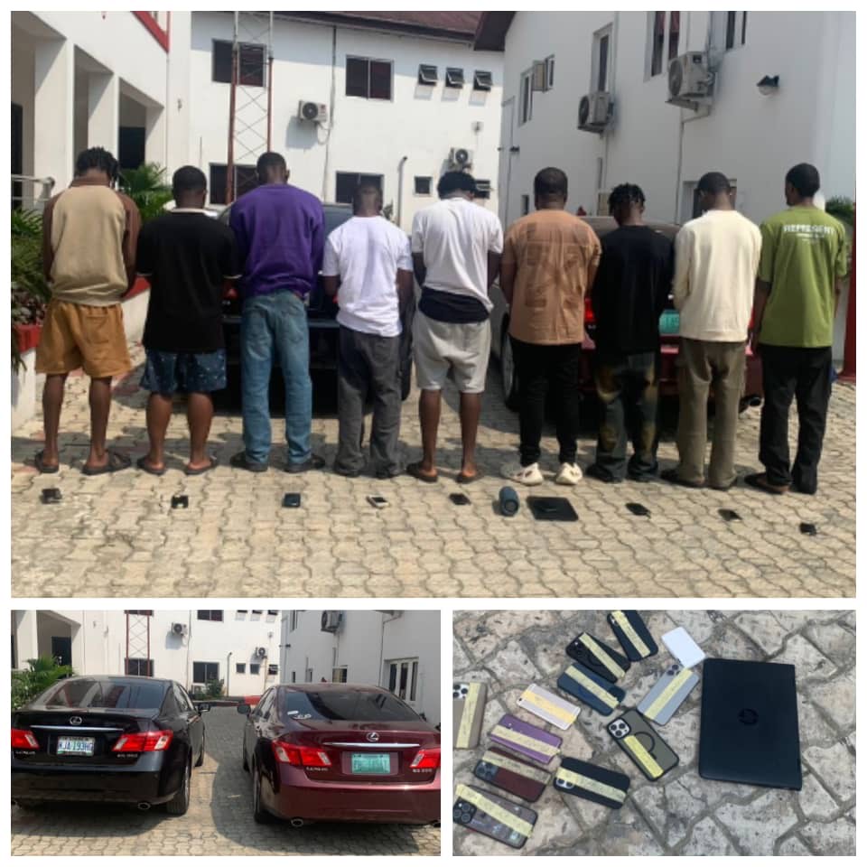 Rivers: EFCC Arrests Nine Suspected Internet Fraudsters