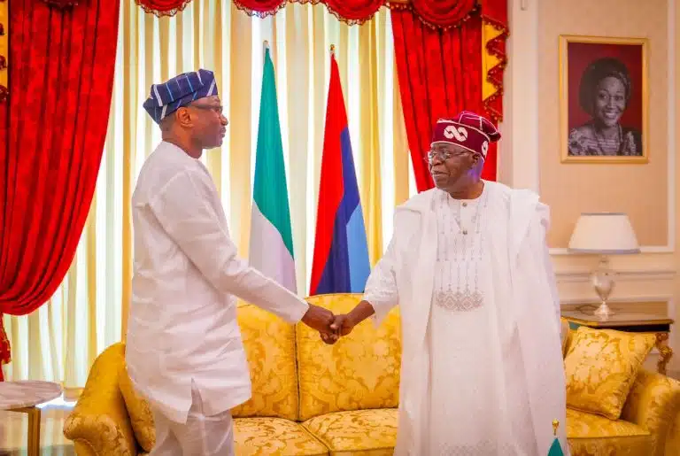 Otedola, Dangote Visit President Tinubu In Lagos [Photos]