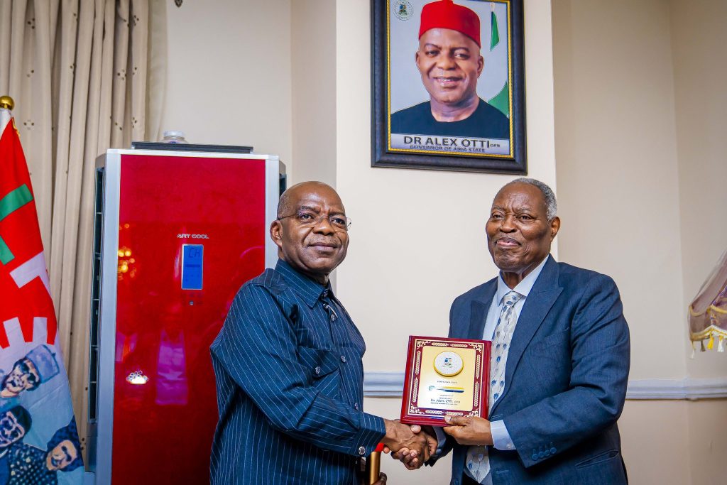 Pastor Kumuyi Visits Governor Otti In Abia [Photos]