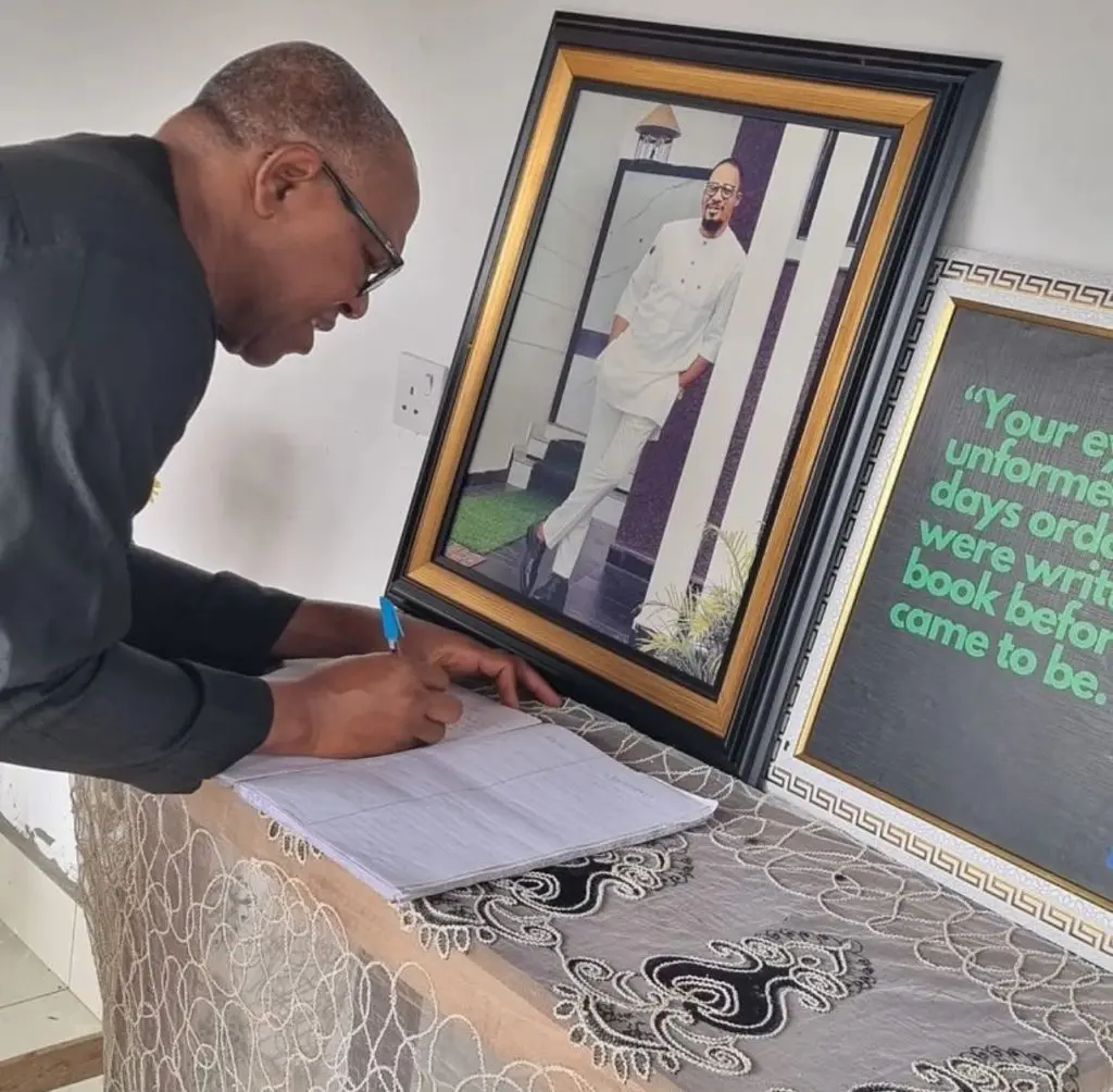 Junior Pope: Peter Obi Commiserates With Late Actor’s Family [Photos]