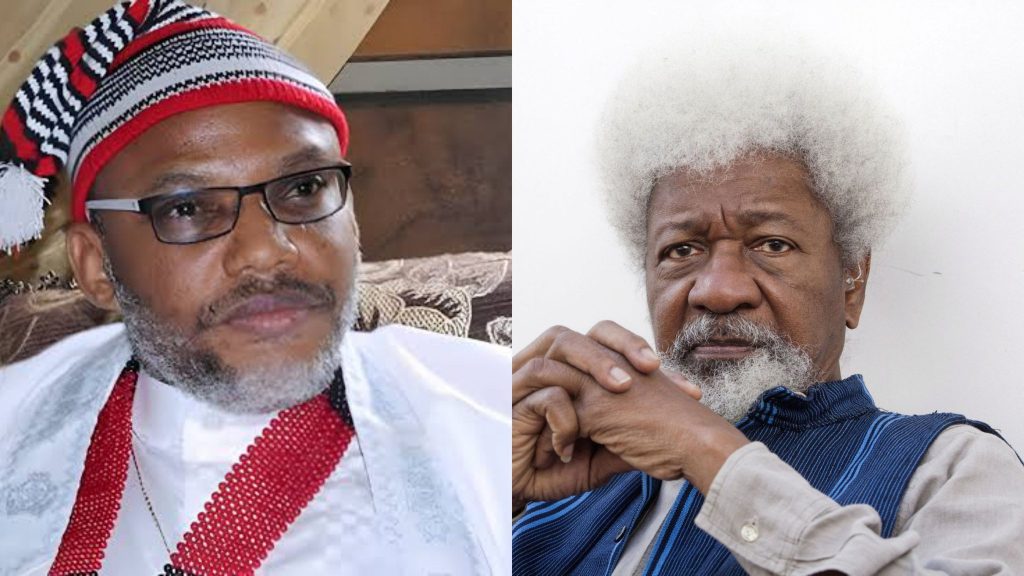 Nigeria Is Making A Mistake Keeping Nnamdi Kanu In Prison –Soyinka