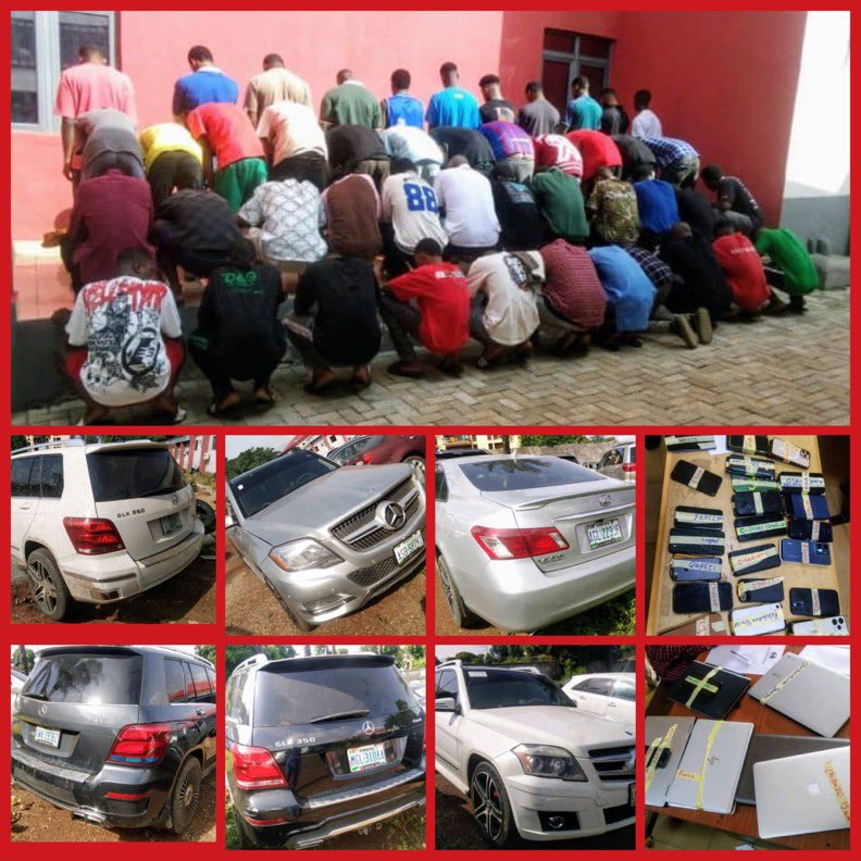 EFCC Arrests 46 Suspected Internet Fraudsters In Anambra