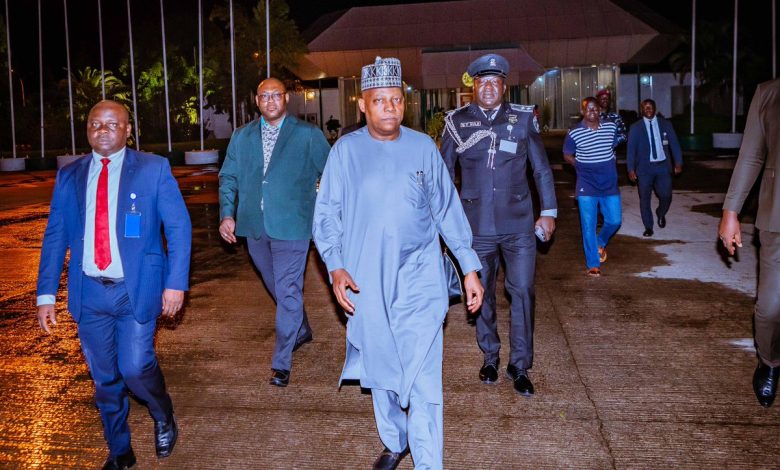 VP Shettima Aborts US Business Trip, Says Aircraft Faulty