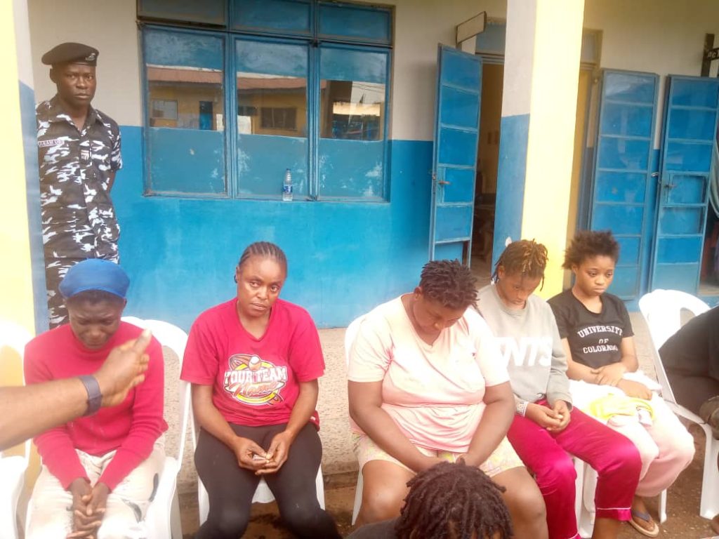 Police Arrest Five Women For Stripping Lady Naked Over Alleged Phone Theft