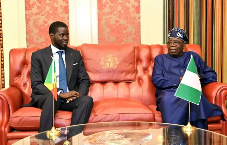 Details Of Tinubu’s Meeting With Senegalese President, Faye   Emerge