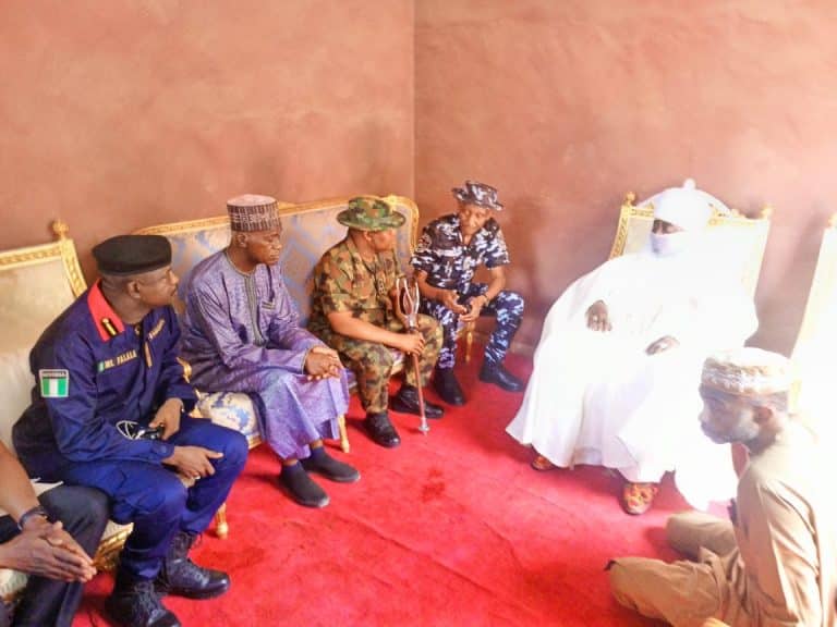 Kano Emir Tussle: DSS Director, Top Security Chiefs Meet With Ado Bayero [Photos]