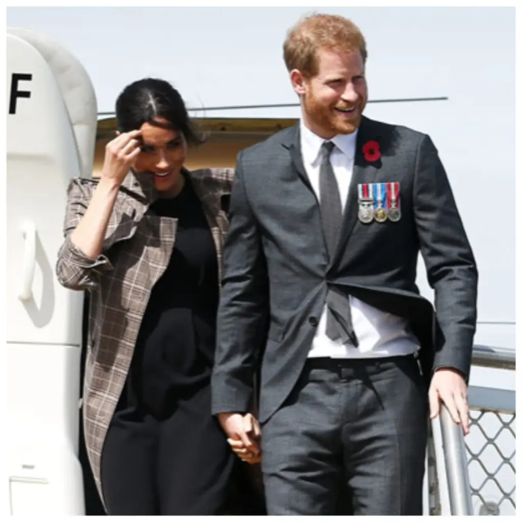 JUST IN: Prince Harry, Meghan Markle Arrive In Nigeria For Their 72-hour Tour
