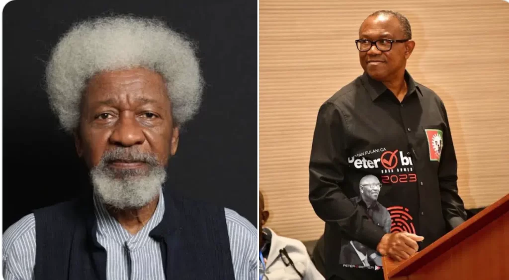 Peter Obi's Team Is Incompetent To Lead Nigeria; I Hope He Doesn’t Contest Next Presidential Election — Wole Soyinka