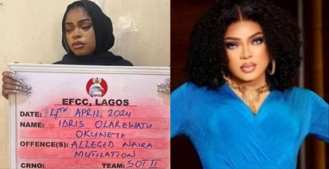 Popular Nigerian Crossdresser, Bobrisky reportedly Robbed In Prison