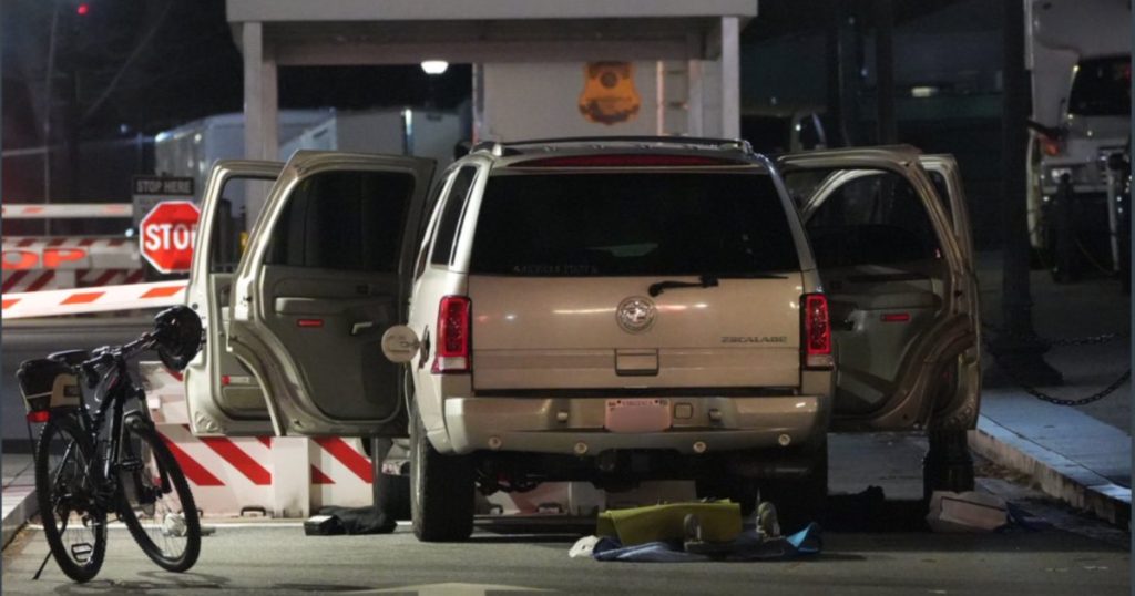 Driver Dies As Vehicle Crashes Into White House Gate