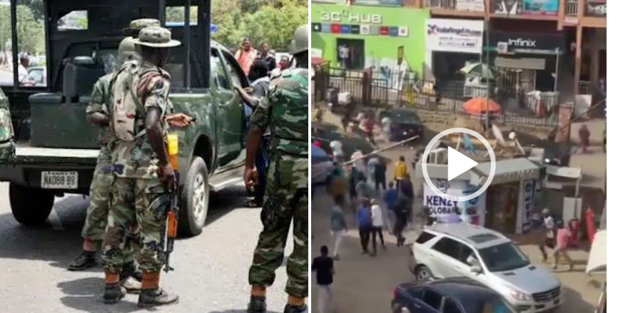 Soldiers Involved In Abuja Banex Plaza Assault Handed Over To Nigerian Army For Sanctions