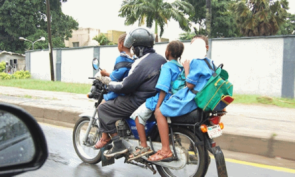 Tension As Motorcyclist Disappears With Three Children In Abia