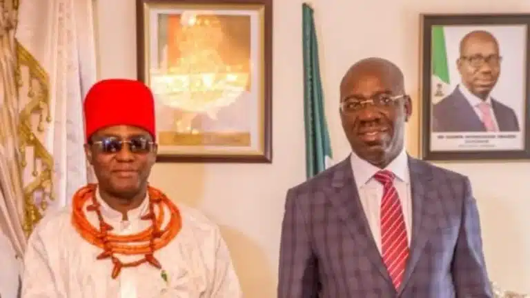 Oba Of Benin’s Palace Clashes With Obaseki