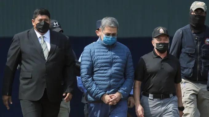 US Court Sentences Ex-Honduran President To 45-Year Jail Term For Drug Trafficking