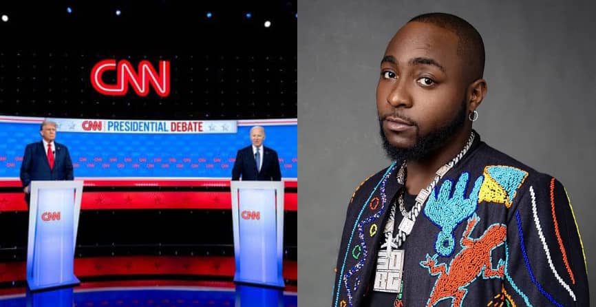 Worst Ever' - Davido Reacts To 2024 US Presidential Debate