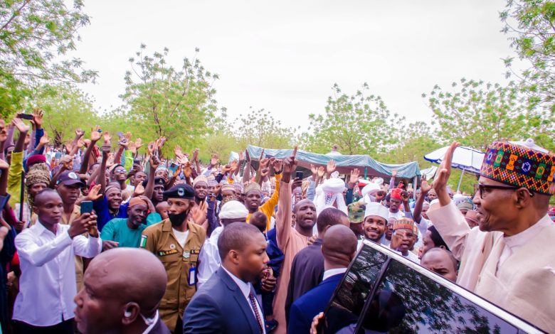 Buhari Makes Public Appearance, Speaks on Possible Population Explosion [Photos]