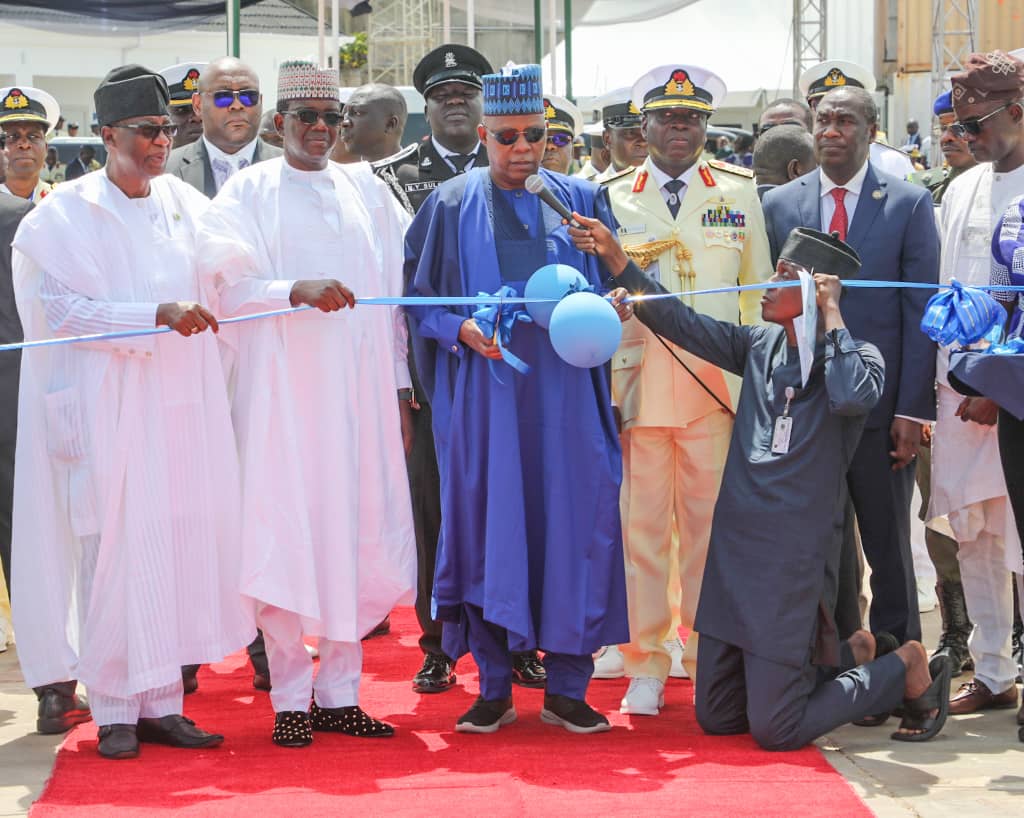 Tinubu Inaugurates Three Naval Ships, Two Helicopters
