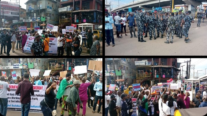 June 12: Activists Defies DSS Order, Begin #EndHunger Protest In Lagos 