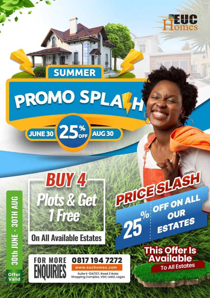 EUC Homes Summer Promo: 25% Discounted