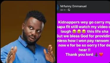 ‘Ransom Was Paid’ - Sabinus Speaks On Dad’s Abduction