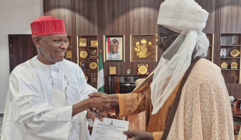 Governor Yusuf Offers Appointment Letter To Reinstated Emir Of Gaya