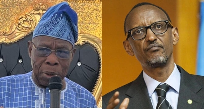 Obasanjo Hails Kagame After Securing Fourth Term As Rwandan President