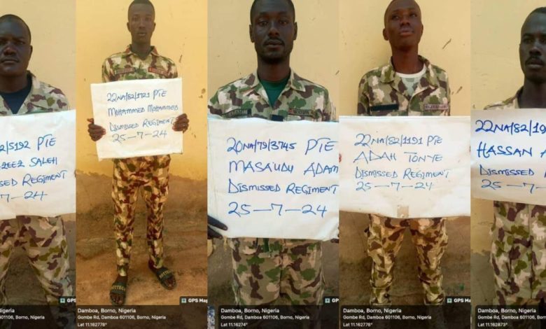 BREAKING: Nigerian Army Dismisses Six Soldiers for Fleeing Boko Haram Attack