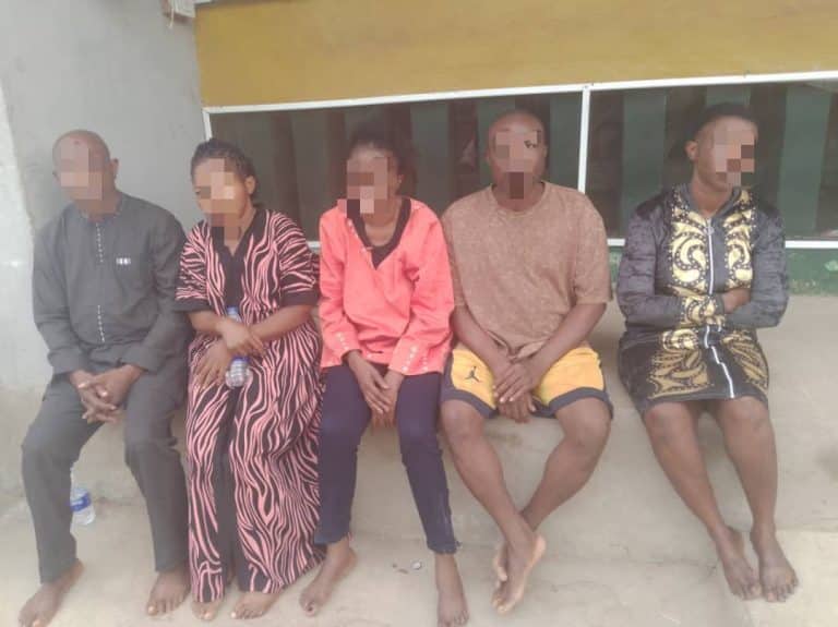 Police Arrest Couple During Naming Ceremony Of Stolen Baby In Lagos 