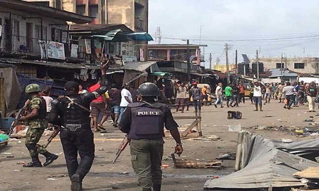 Tension As Unknown Gunmen Storm Imo Market, Kill One, Burn Government Vehicle